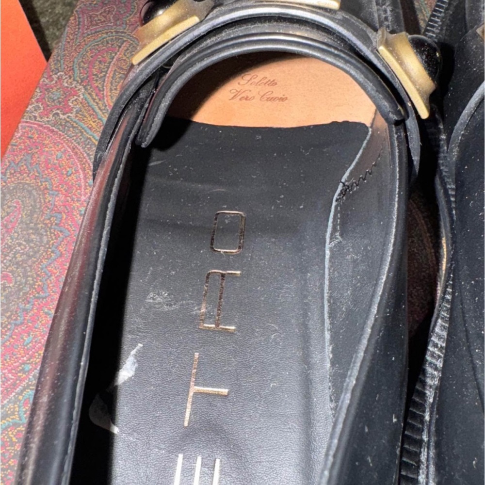 Etro Leather Black Loafers Brand New - Picture 6 of 8